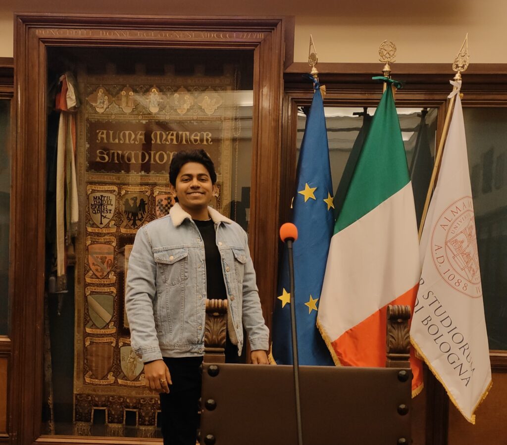 Kumar Satyam, International Student Ambassador of University of Bologna